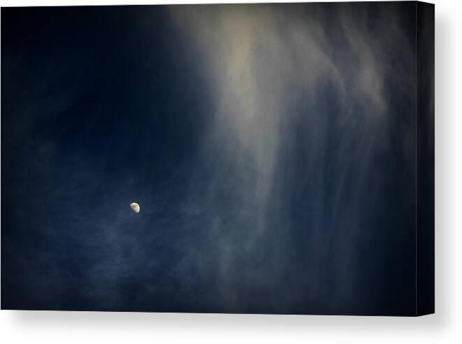 Moon Canvas Print featuring the photograph May 4th Moon by KATIE Vigil