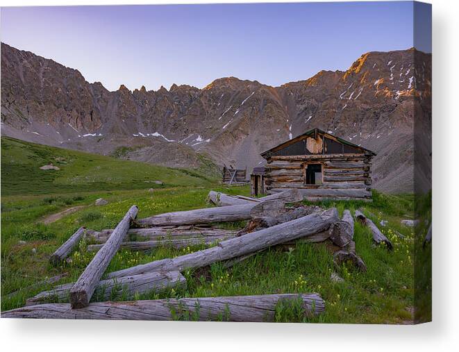 Colorado Canvas Print featuring the photograph Mayflower Homestead by Darren White
