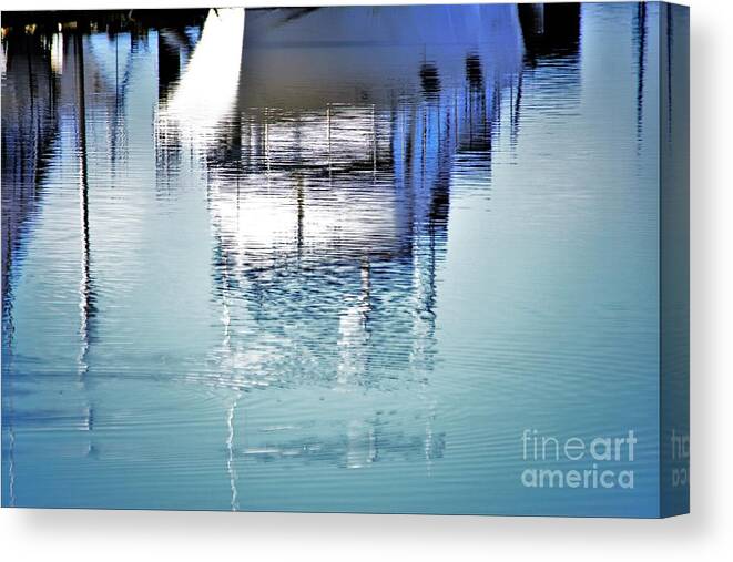 Boat Canvas Print featuring the photograph Melting in by Merle Grenz