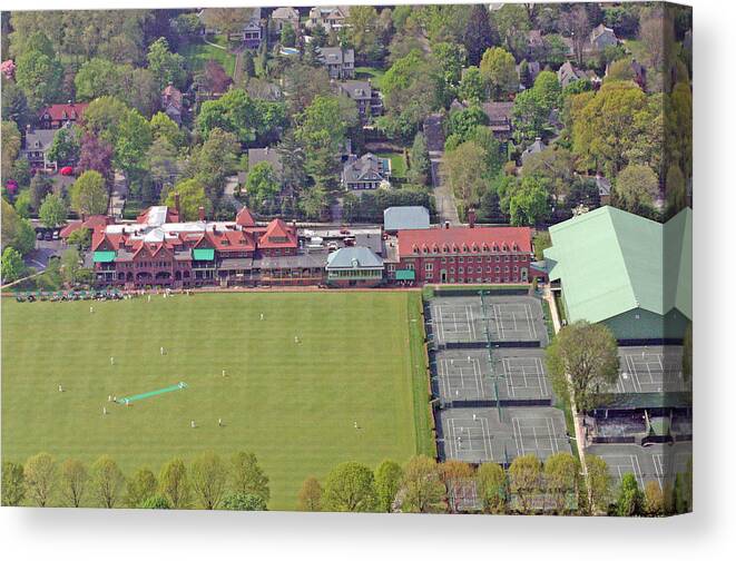 Merion Canvas Print featuring the photograph Merion Cricket Club Philadelphia Cricket Club by Duncan Pearson
