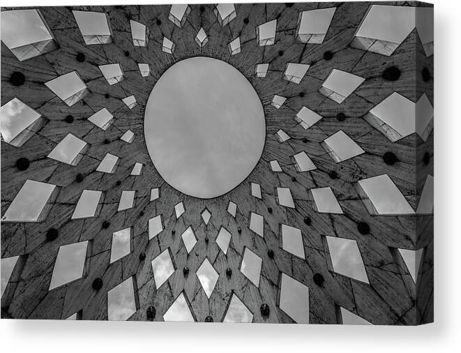 Abstract Canvas Print featuring the photograph Mesh #1 by Michael Niessen