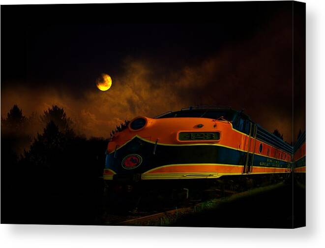 Night Canvas Print featuring the photograph Midnight Express by The Stone Age