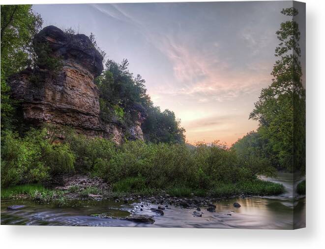 Mill Rock Canvas Print featuring the photograph Mill Rock by Robert Charity