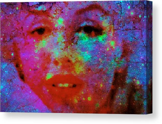 Marilyn Canvas Print featuring the photograph Million Light years from home by William Rockwell