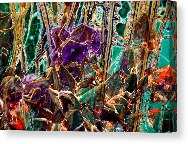 Mineral Canvas Print featuring the photograph Mineral Maelstrom by Christopher Holmes