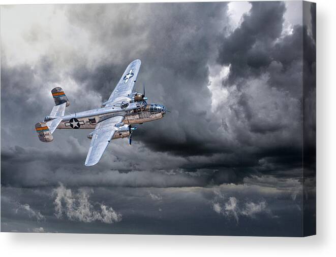 B25 Canvas Print featuring the photograph Miss Mitchell by Steve Lucas