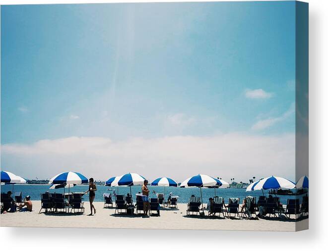 Beach Canvas Print featuring the photograph Mission Bay by Jeffrey Ommen