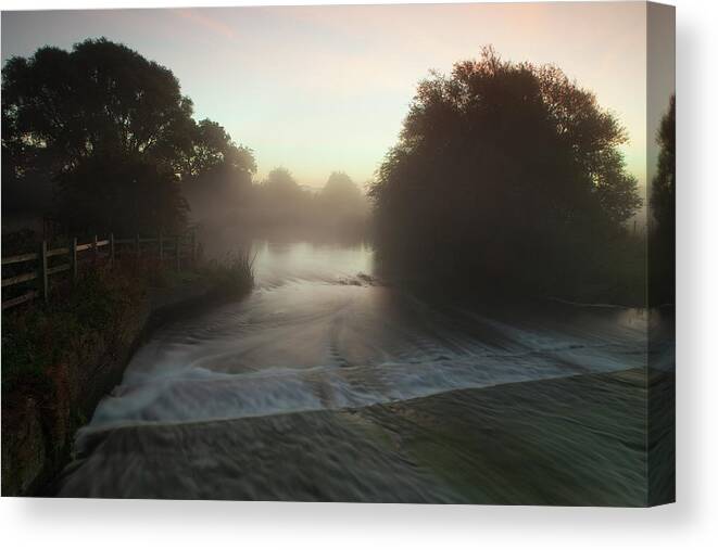 Mist Canvas Print featuring the photograph Misty Morning by Nick Atkin