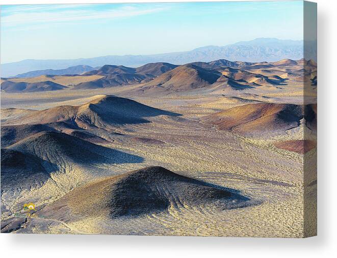 J B Thompson Canvas Print featuring the photograph Mojave Desert by Jim Thompson