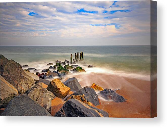 Golden Canvas Print featuring the photograph Moments in Time by Allan Levin