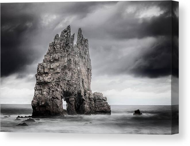 Asturias Canvas Print featuring the photograph Mordor by Evgeni Dinev
