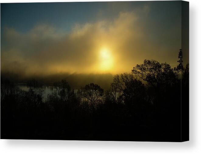Morning Arrives Canvas Print featuring the photograph Morning Arrives by Karol Livote