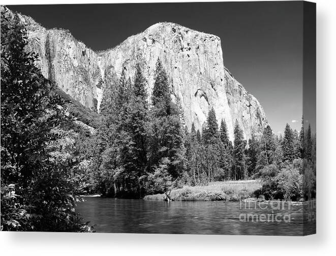 Yosemite Canvas Print featuring the photograph Morning at El Capitan by Sandra Bronstein