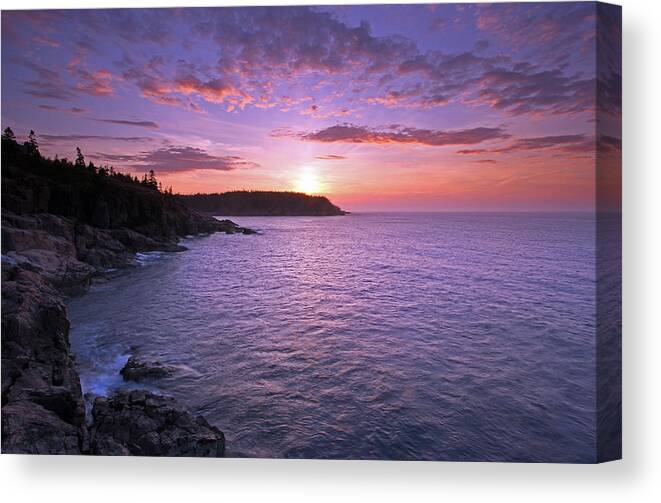 Acadia National Park Canvas Print featuring the photograph Morning Glory by Juergen Roth