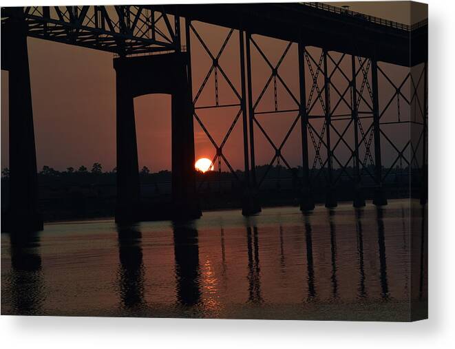 Morning Canvas Print featuring the photograph Morning Reflections by John Glass