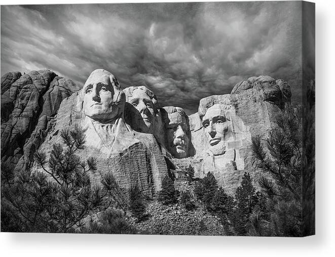Mt. Rushmore Canvas Print featuring the photograph Mount Rushmore II by Tom Mc Nemar