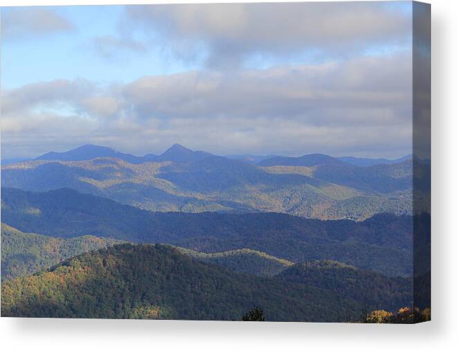 Mountains Canvas Print featuring the photograph Mountain Landscape 3 by Allen Nice-Webb