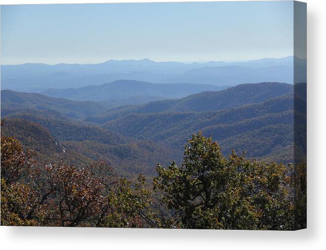 Mountains Canvas Print featuring the photograph Mountain Landscape 4 by Allen Nice-Webb