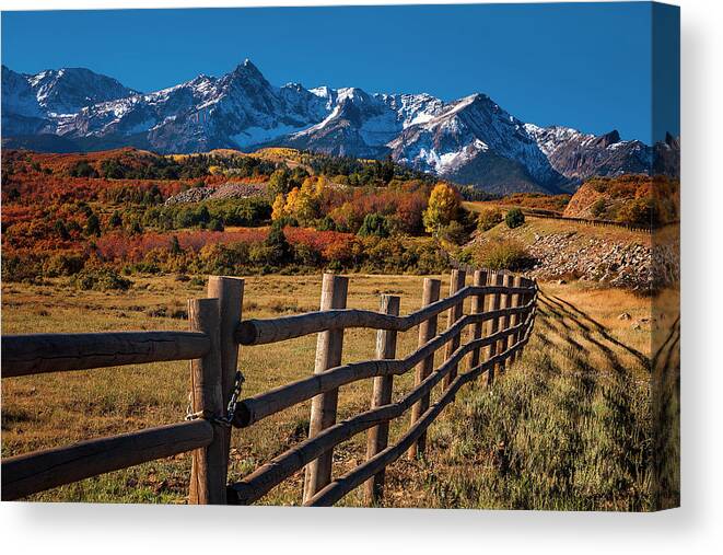 Mountain Canvas Print featuring the photograph Mountain Pastures by Andrew Soundarajan
