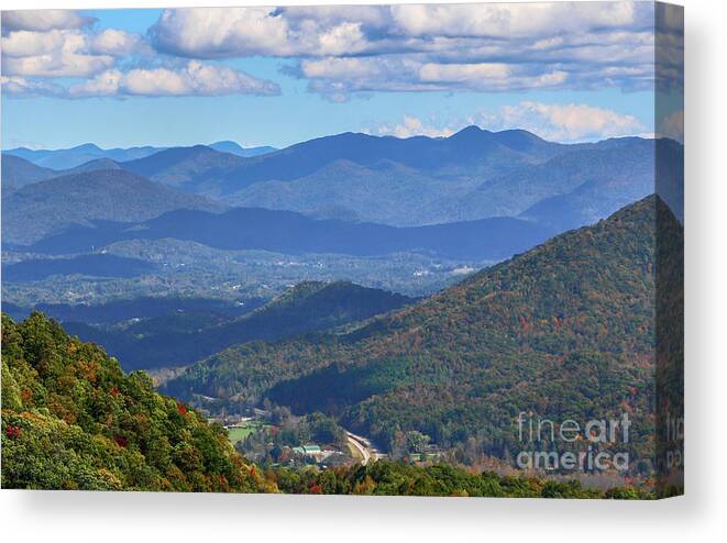 Mountain Canvas Print featuring the photograph Mountain View by Tom Claud