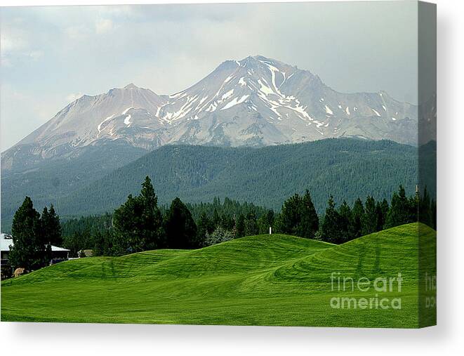 Mt. Bachelor Canvas Print featuring the photograph Mt Bachelor by Chuck Kuhn