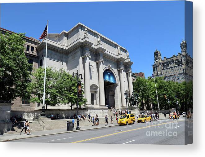 Museum Of Natural History Canvas Print featuring the photograph Museum of Natural History by Steven Spak