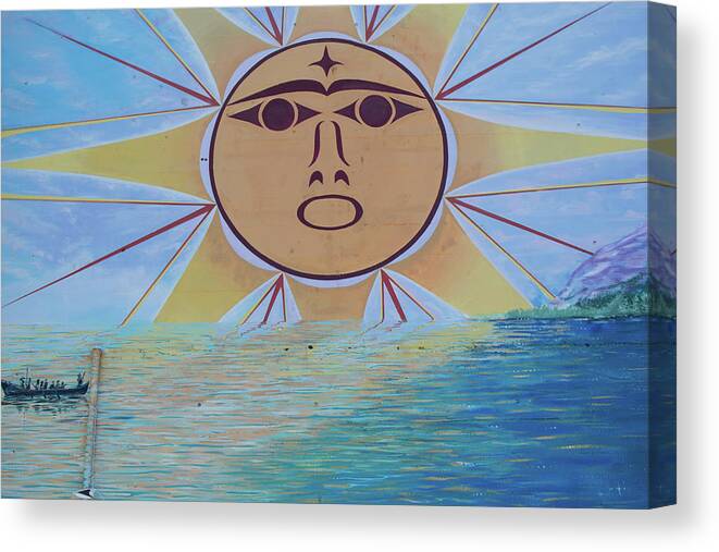 Sun Canvas Print featuring the photograph Native Sun by Tom Cochran