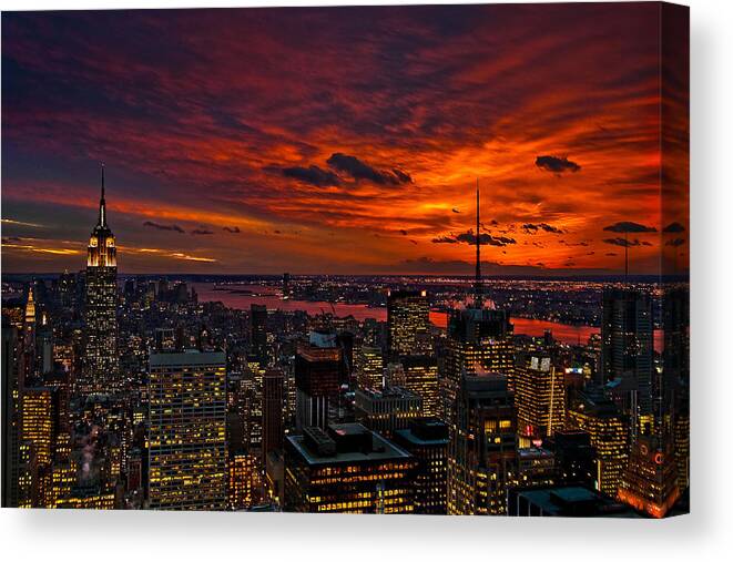 New York Canvas Print featuring the photograph Nature's Palette by Neil Shapiro