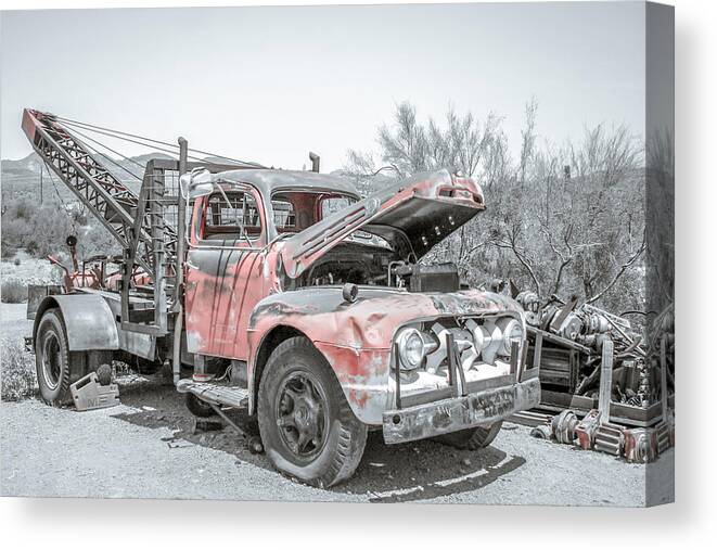 Tow Canvas Print featuring the photograph Never too old to tow by Darrell Foster