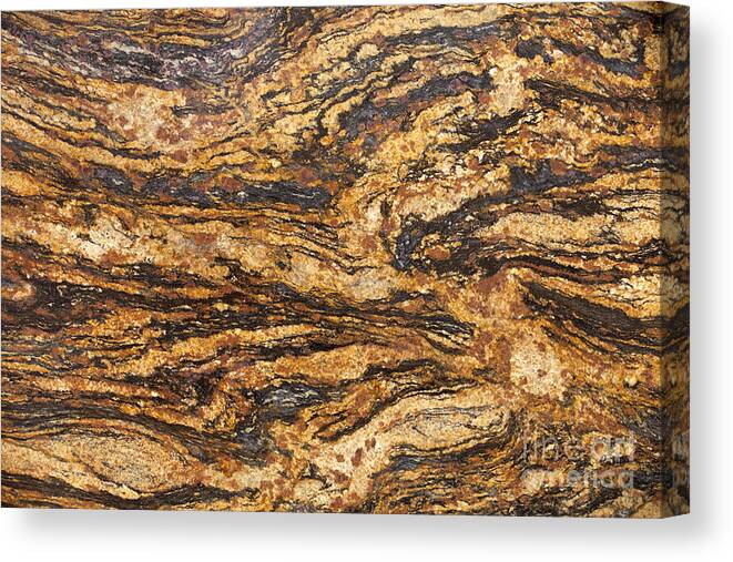 Granite Canvas Print featuring the photograph New Magma granite by Anthony Totah