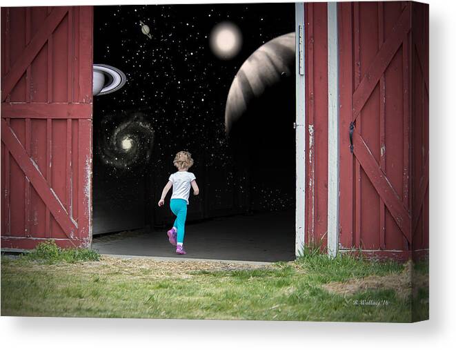 2d Canvas Print featuring the photograph New Worlds Await by Brian Wallace