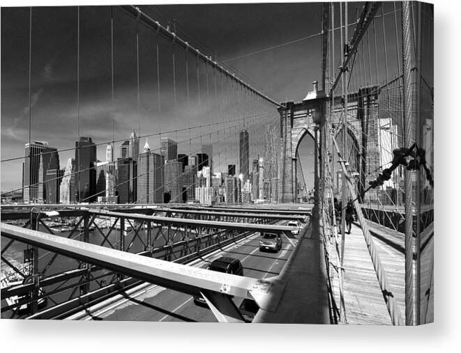 Brooklyn Canvas Print featuring the photograph New York City by Steve Parr