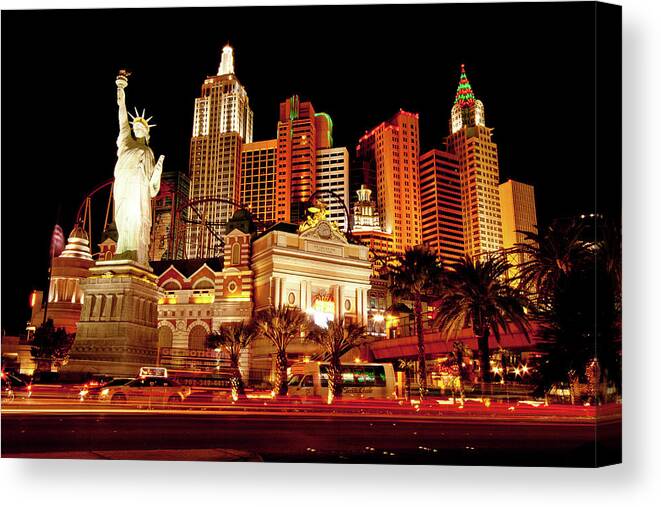 New York Casino Canvas Print featuring the photograph New York in Vegas by Rich S
