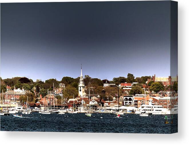 Rhode Island Canvas Print featuring the photograph Newport by Tom Prendergast