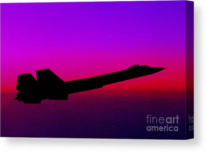 Airplane Canvas Print featuring the photograph Night eyes by Greg Moores