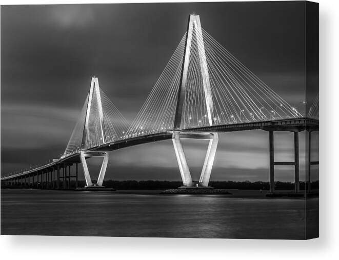 Ravenel Canvas Print featuring the photograph Night Light by Mike Lang