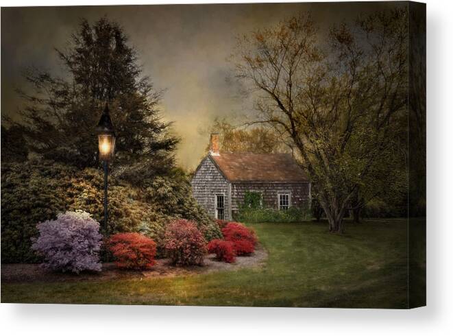 Garden Canvas Print featuring the photograph Nightfall by Robin-Lee Vieira