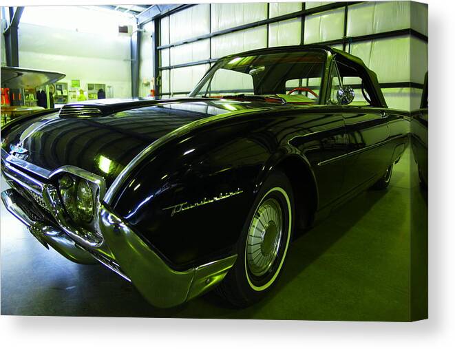 Thunderbird Canvas Print featuring the photograph nineteen sixty two T bird by Jeff Swan