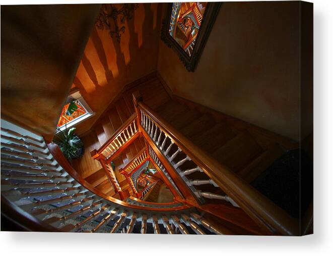 Stairs Canvas Print featuring the photograph No Way out by Robert Och