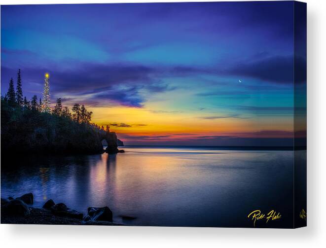Arch Canvas Print featuring the photograph North Shore Christmas by Rikk Flohr