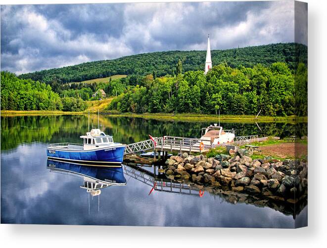 Nova Scotia Countryside Canvas Print featuring the photograph Nova Scotia Countryside by Carolyn Derstine