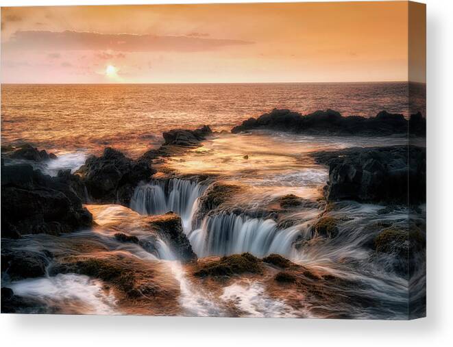Ocean Canvas Print featuring the photograph Ocean Escape by Nicki Frates