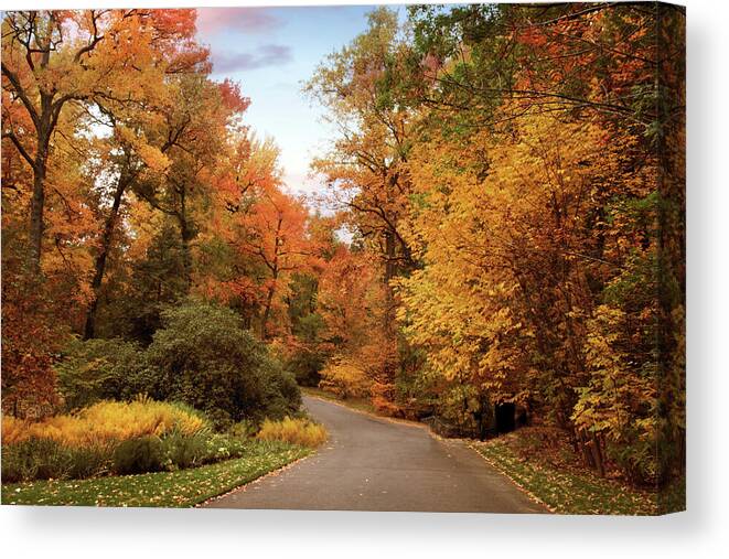 Autumn Canvas Print featuring the photograph October Afternoon by Jessica Jenney