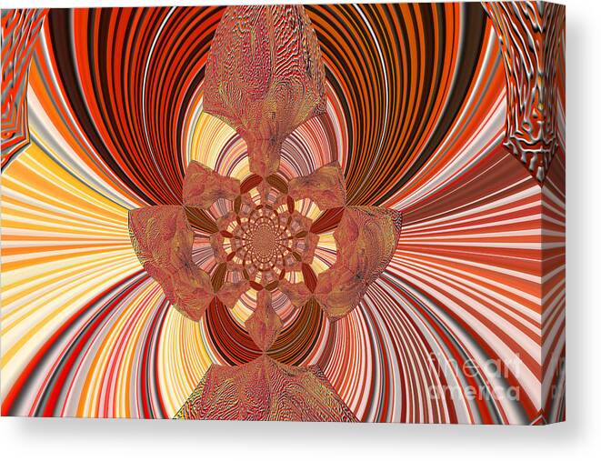  Abstract Canvas Print featuring the photograph Oddity abstract by Jeff Swan