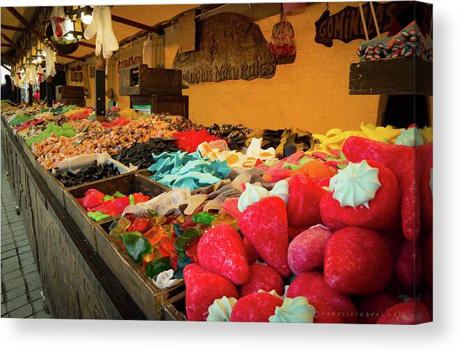 Candy Canvas Print featuring the photograph Oh the CANDY by Henri Irizarri