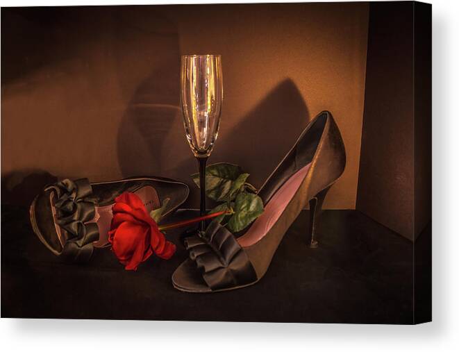Dance Canvas Print featuring the photograph Oh What a Night by Mike Stephens