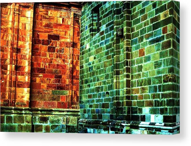 Bricks Canvas Print featuring the photograph Old And New by HweeYen Ong