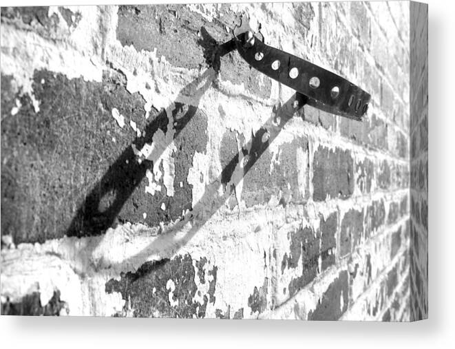 Brick Canvas Print featuring the photograph Old Belk Building in Great Falls, SC 1 by Joseph C Hinson