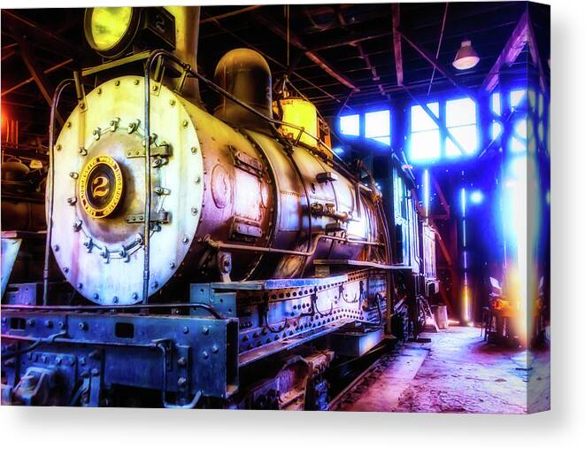 Historic Sierra No 3 Canvas Print featuring the photograph Old Number 2 by Garry Gay