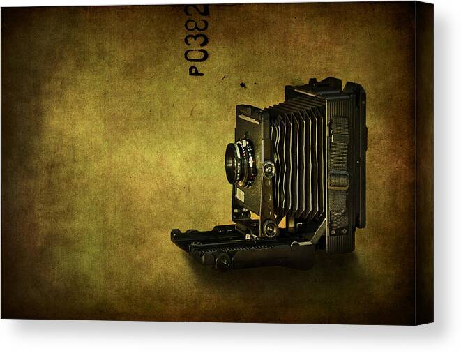 Camera Canvas Print featuring the photograph Old School by Evelina Kremsdorf